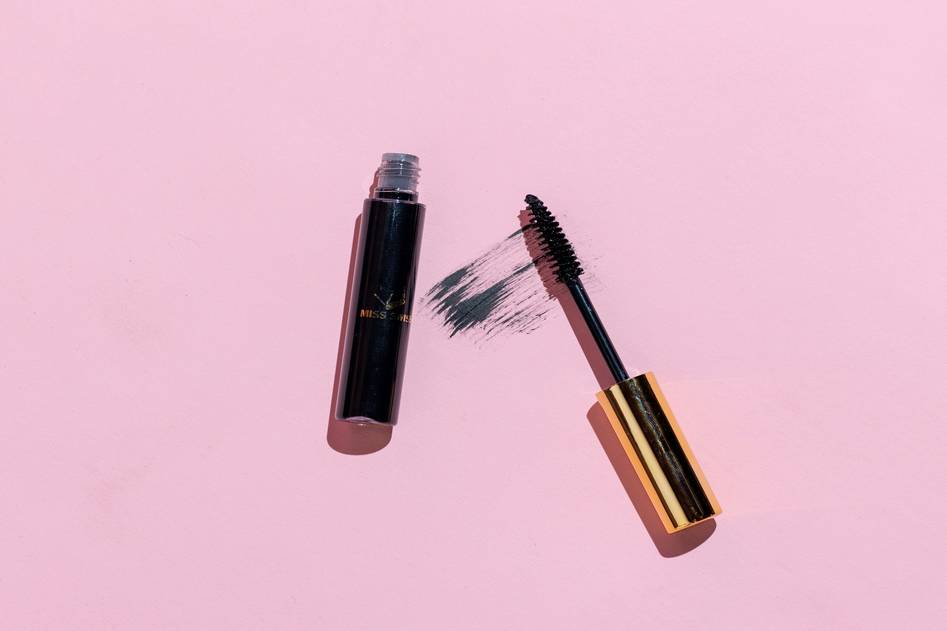 Close-up of eyebrow gel application for perfect brow styling